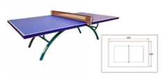 乒乓球臺標(biāo)準規(guī)格參數(shù)