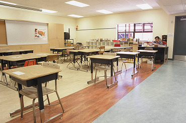 PVC塑膠地板的特點