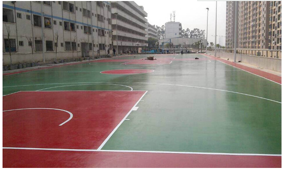 硅PU塑膠球場(chǎng)施工工藝