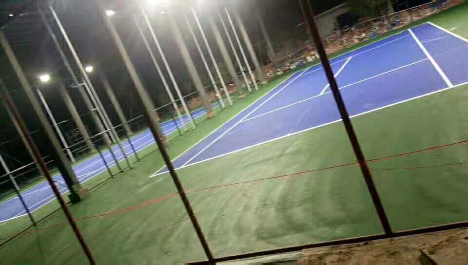 硅pu塑膠球場(chǎng)施工案例