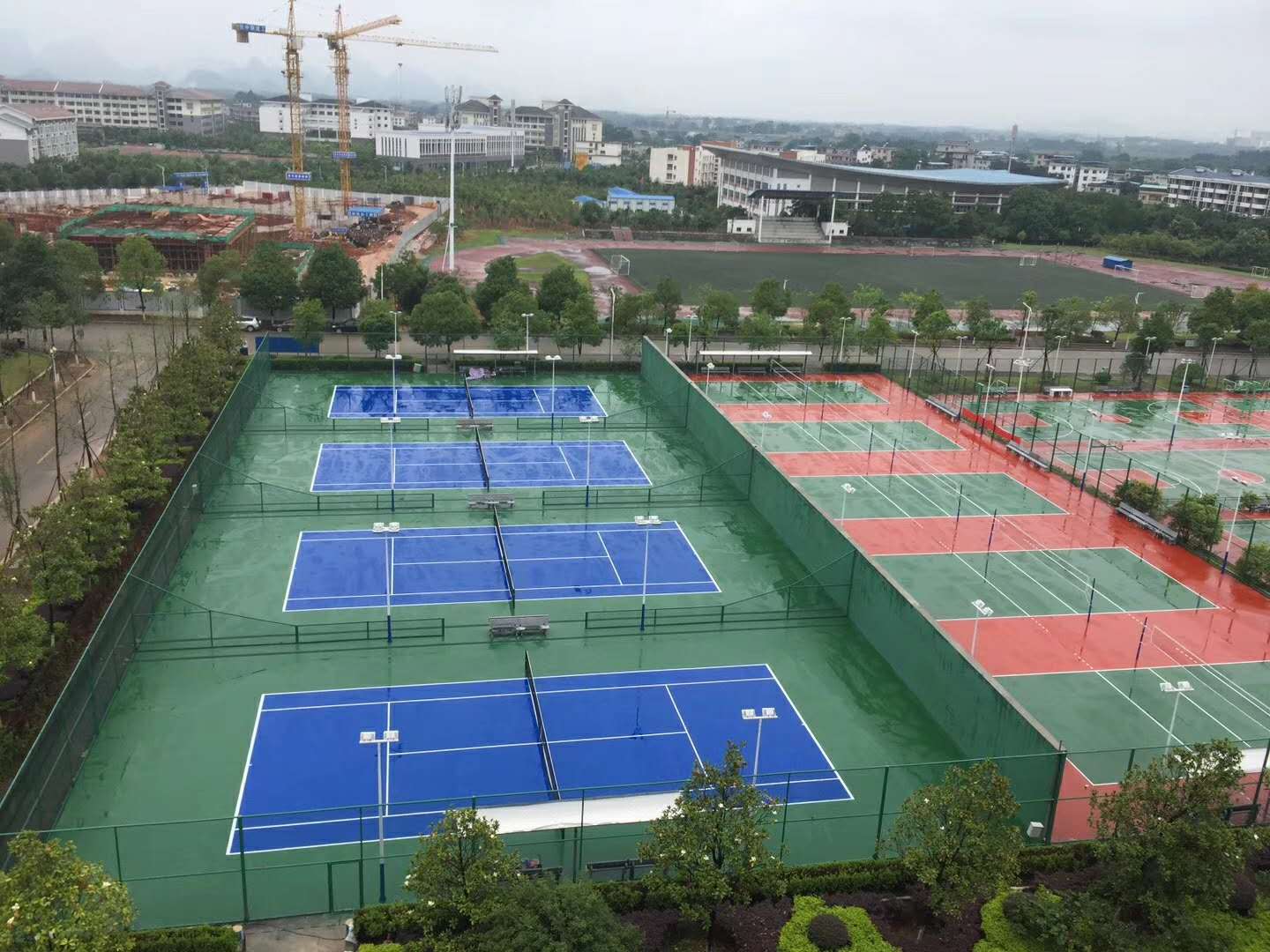 網球場尺寸標線 網球場尺寸標線