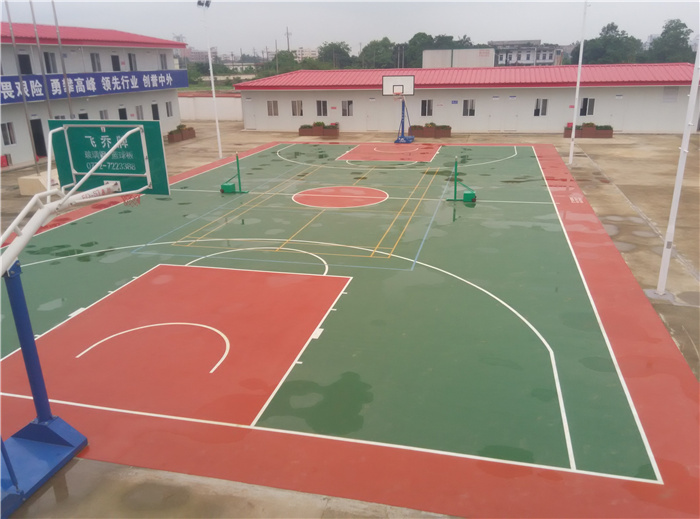 硅PU塑膠籃球場(chǎng)