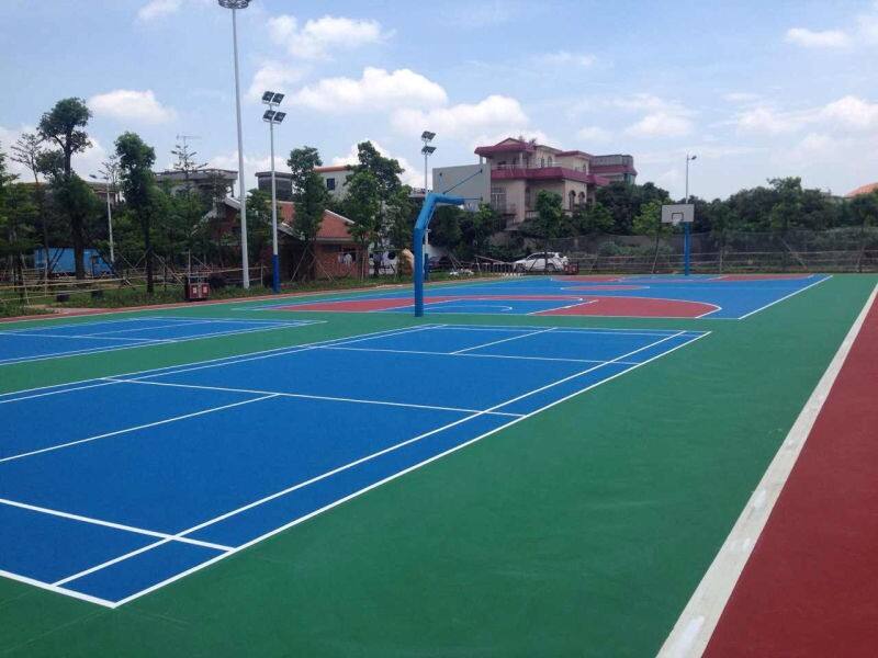 彈性塑膠網(wǎng)球場